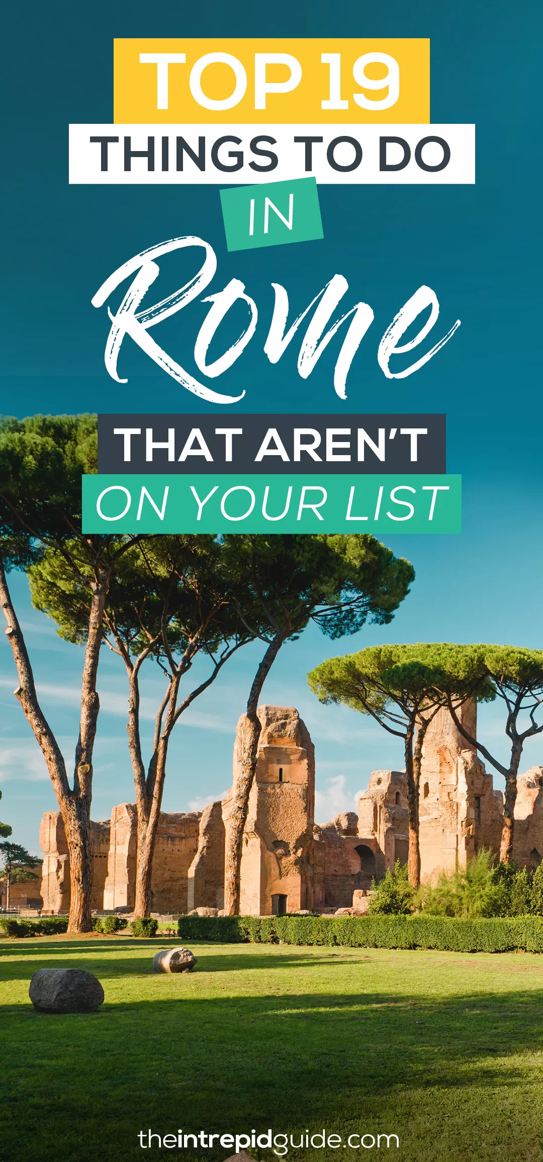 Unique things to do in Rome Italy