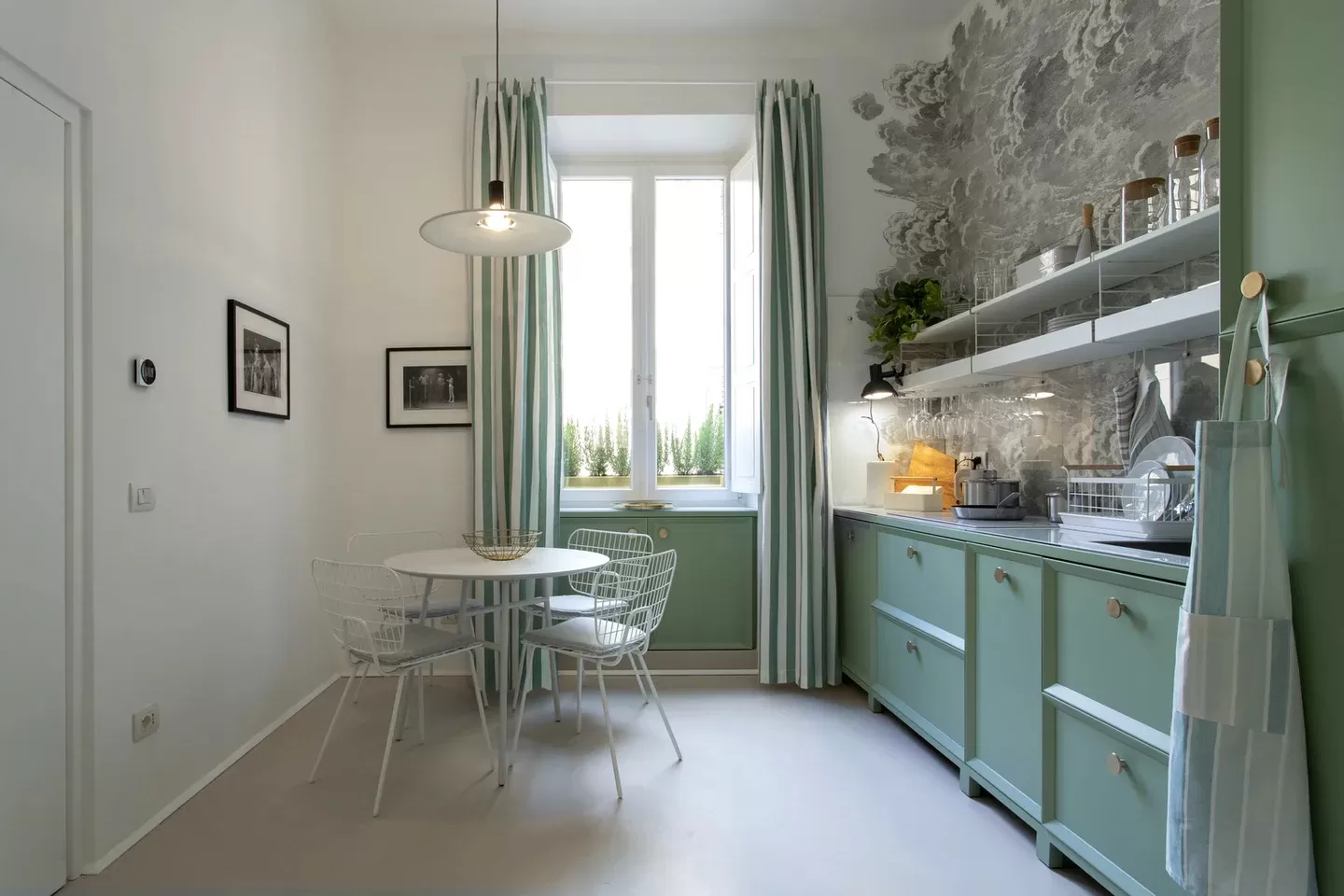 Hotels near Termini Station in Rome - Oregano Green apartment - Kitchen