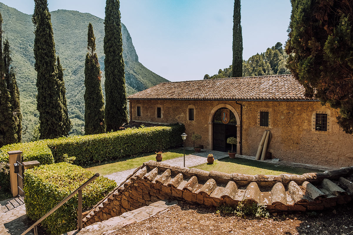 36 Wonderful Things to do in Umbria, Italy (PLUS Map of Umbria) 72 Things to do in Umbria Italy - Abbey of San Pietro in Valle - Entrance