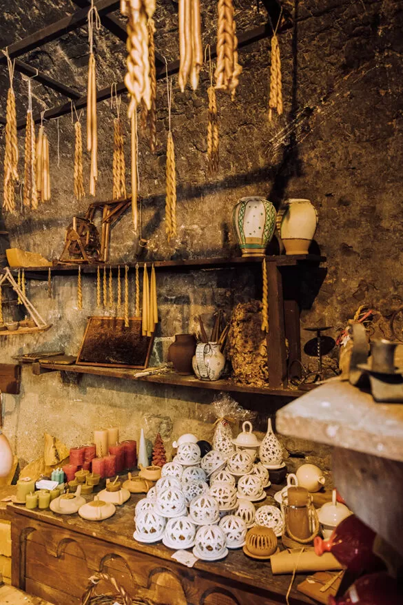 Things to do in Umbria Italy - Bevagna - Candle making workshop and shop