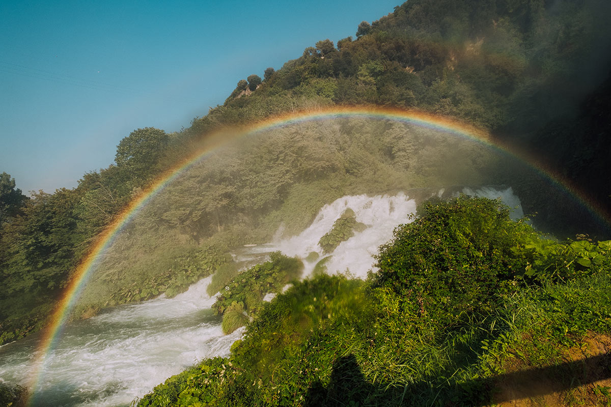 36 Wonderful Things to do in Umbria, Italy (PLUS Map of Umbria) 81 Things to do in Umbria Italy - Cascata delle Marmore - Marmore Falls Rainbow