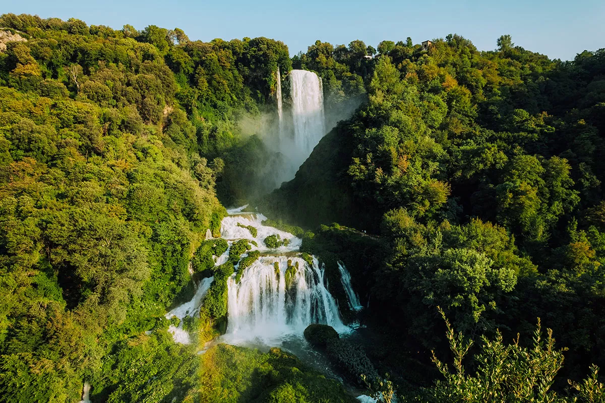 Things to do in Umbria Italy - Cascata delle Marmore - Marmore Falls from Sentiero 4