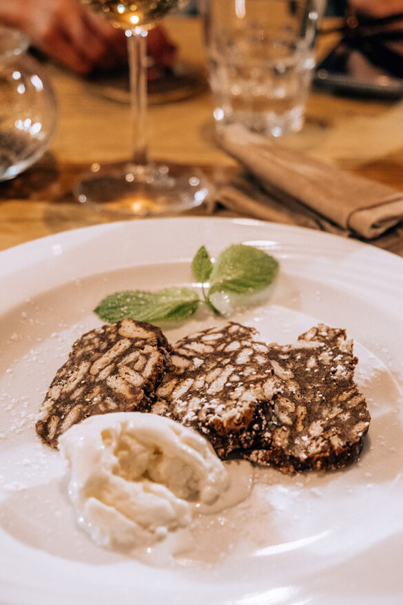 Things to do in Umbria Italy – Castel Rigione – Relais La Fattoria – Chocolate salami Things to do in Umbria Italy - Castel Rigione - Relais La Fattoria - Chocolate salami