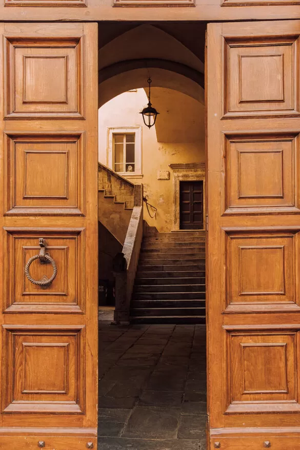 Things to do in Umbria Italy - Door in Narni