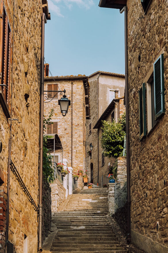 Things to do in Umbria Italy – Monte del Lago – Stairs to town Things to do in Umbria Italy - Monte del Lago - Stairs to town
