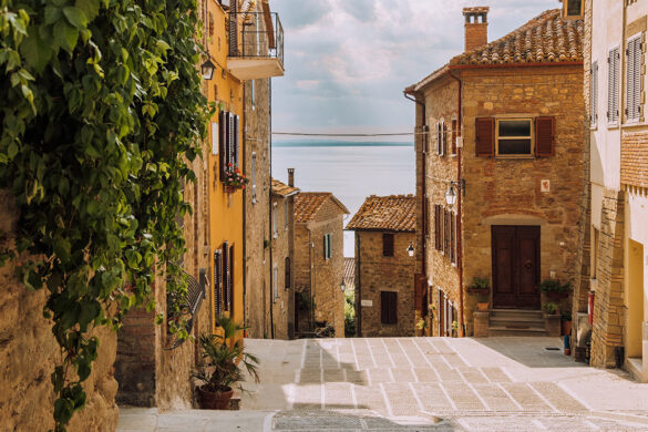 Things to do in Umbria Italy – Monte del Lago – View of lake from Monte del Lago Things to do in Umbria Italy - Monte del Lago - View of lake from Monte del Lago