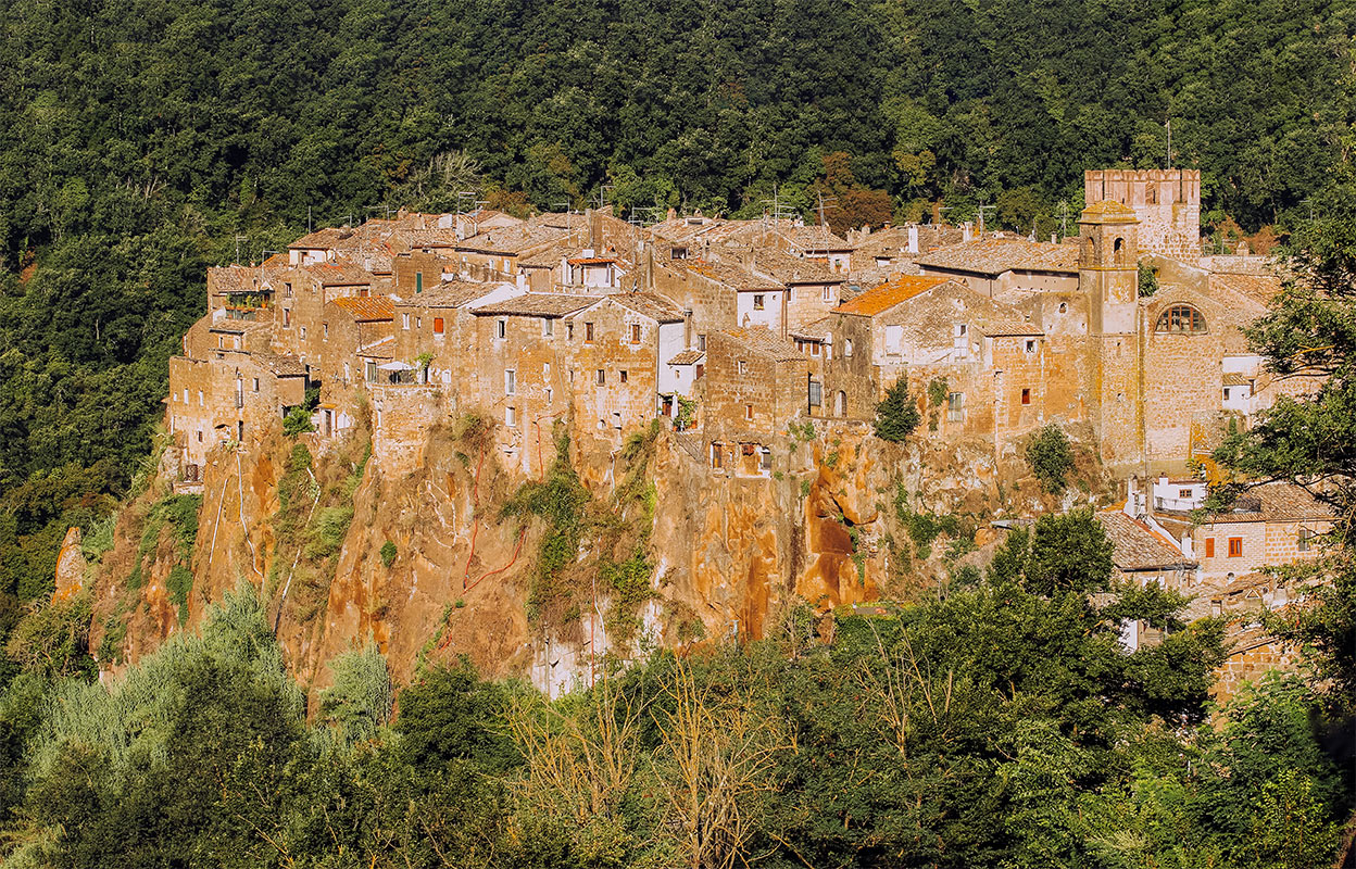Day trips from Rome, Italy - Calcata - Hilltop Borgo