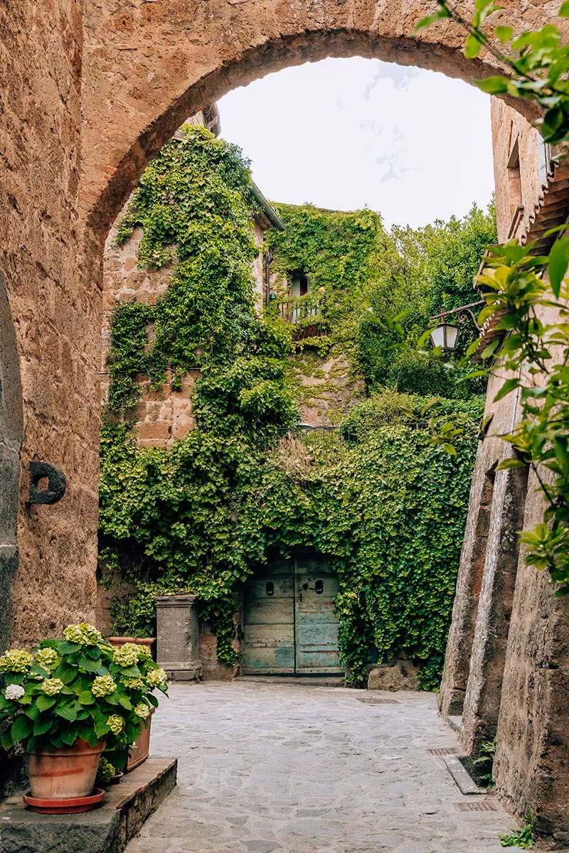 Day trips from Rome, Italy - Civita di Bagnoregio - Archway