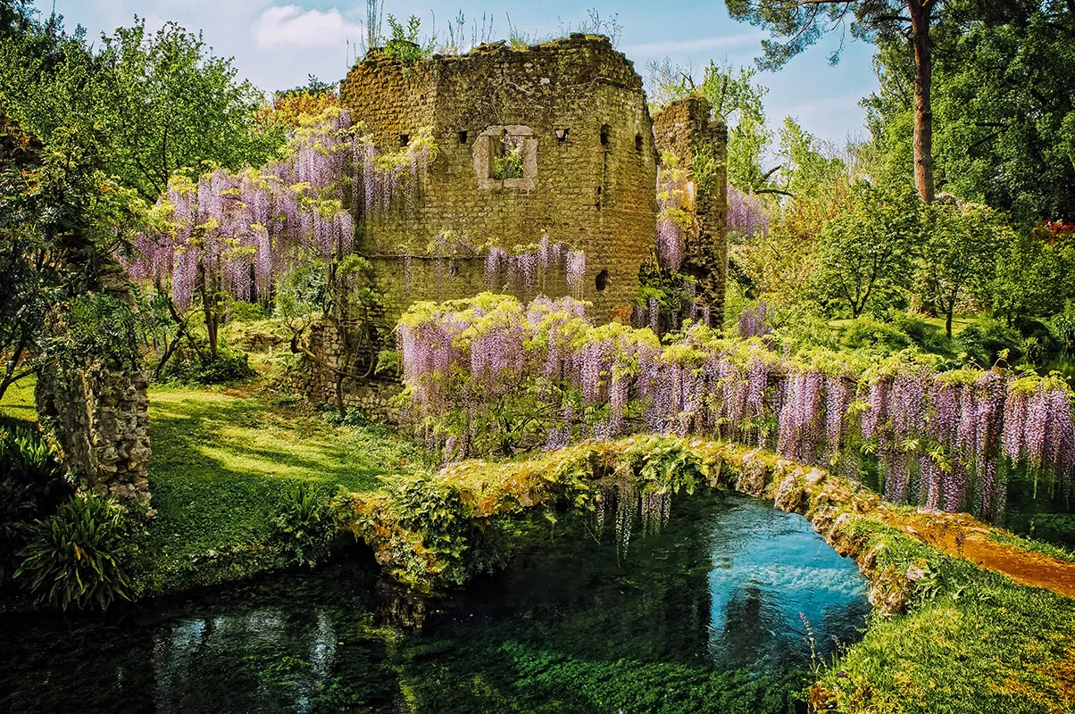 Day trips from Rome, Italy - Garden of Ninfa