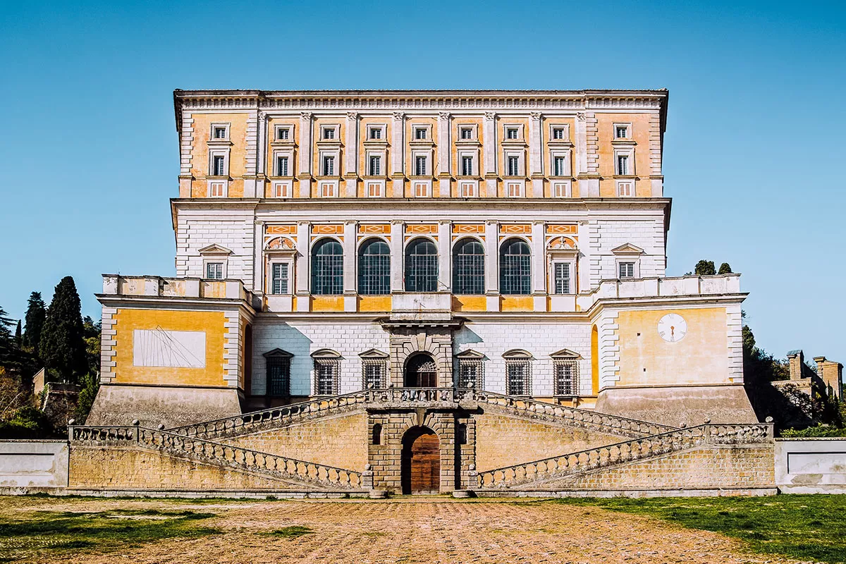 Day trips from Rome, Italy - Villa Farnese in Caprarola - Exterior