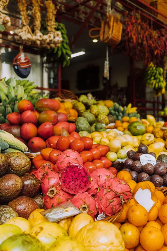 Things to do in Funchal Madeira - Mercado dos Lavradores - Fruit