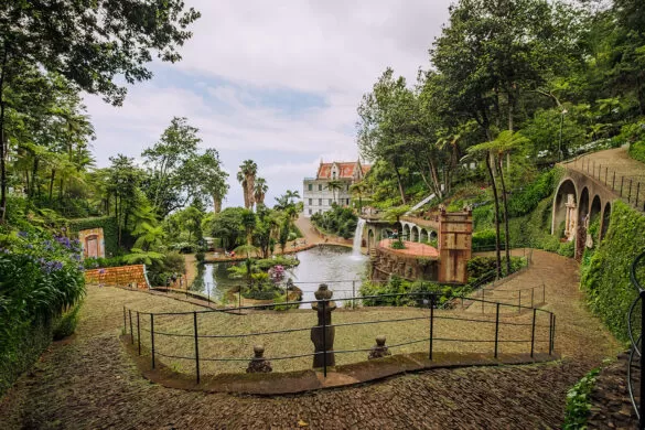 Things to do in Funchal Madeira - Monte Palace Tropical Garden - View of central lake