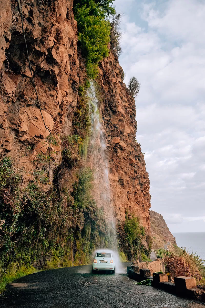 Things to do in Madeira - Cascata dos Anjos - Waterfall car wash