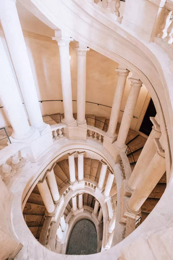 BEST HOTELS Near the Trevi Fountain in Rome - Palazzo Barberini - Borromini's helicoidal staircase