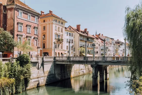 Best Things to Do in Trieste Italy - Day trip to Solvenia - Ljubljana - Bridge with columns