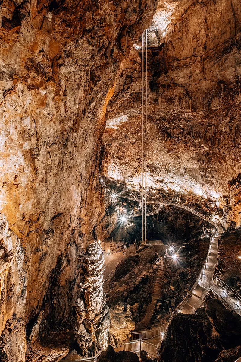 Best Things to Do in Trieste Italy - Grotta Gigante - Stalagmite and path