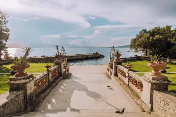Best Things to Do in Trieste Italy - Miramare Castle Gardens overlooking Gulf of Trieste
