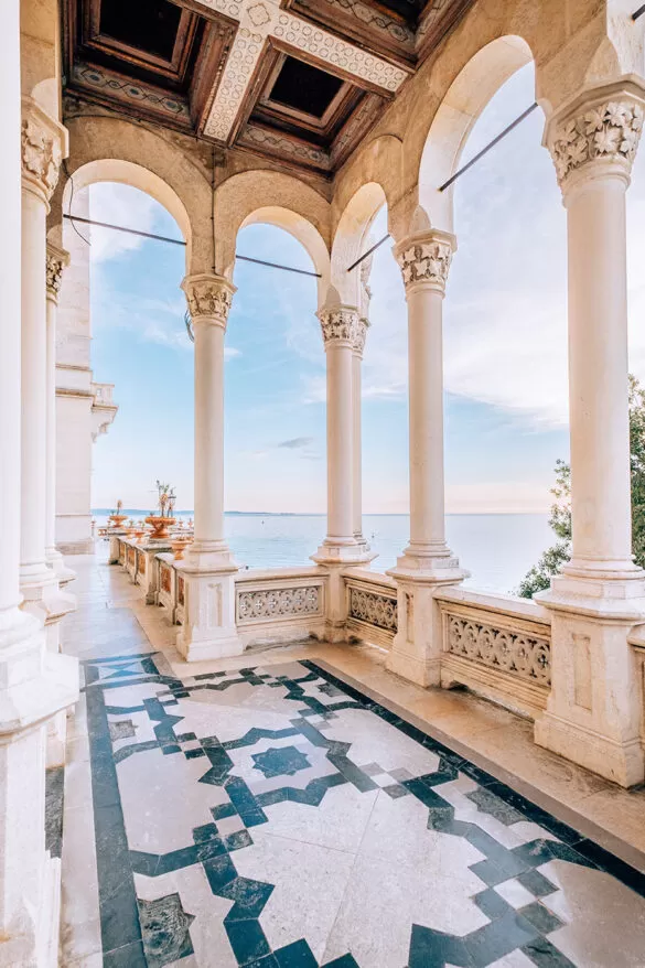 Best Things to Do in Trieste Italy - Miramare Castle - Terrace overlooking Gulf
