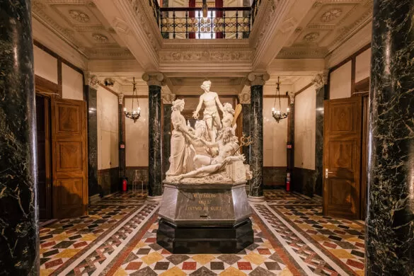 Best Things to Do in Trieste Italy - Revoltella Civic Museum - Hall with marble sculpture