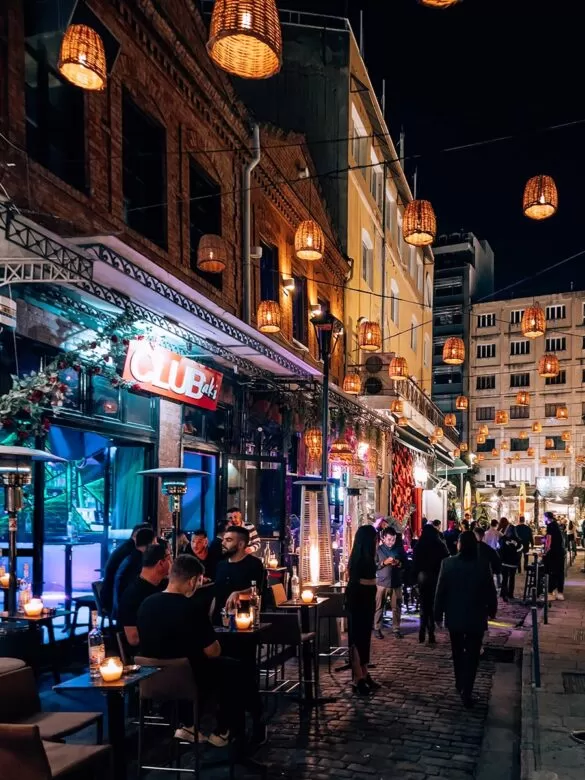 Things to do in Thessaloniki - Ladadika - Street lined with bars