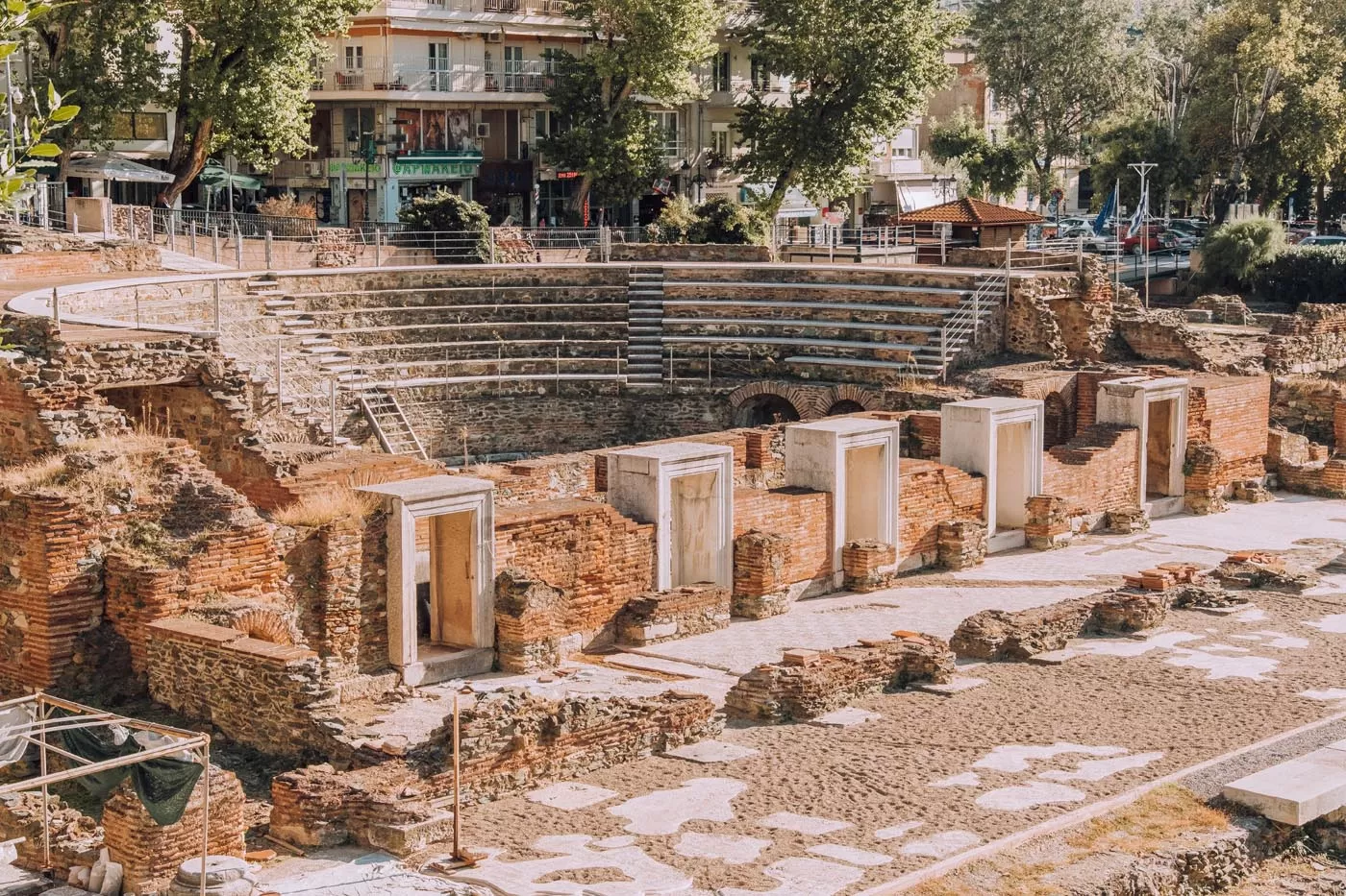 Things to do in Thessaloniki - Roman Agora - Theatre