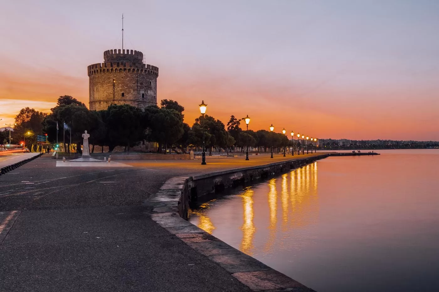 Things to do in Thessaloniki - White Tower waterfront - Sunrise
