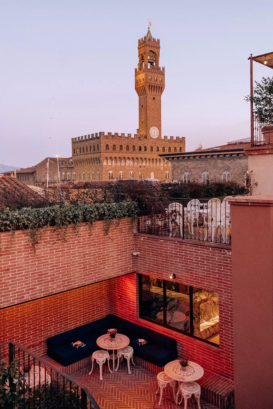 Best Aperitivo in Florence - Angel Roofbar at Hotel Calimala