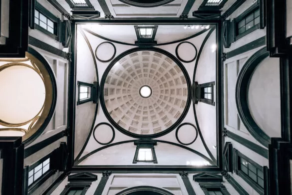 Best Things to do in Florence - Cappelle Medicee - Michelangelo's New Sacristy - Ceiling