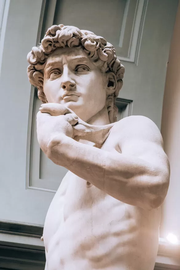 Best Things to do in Florence - Galleria dell'Accademia - David's face