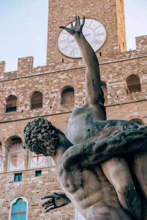 Best Things to do in Florence - Piazza della Signoria - Rape of the Sabines by Giambologna