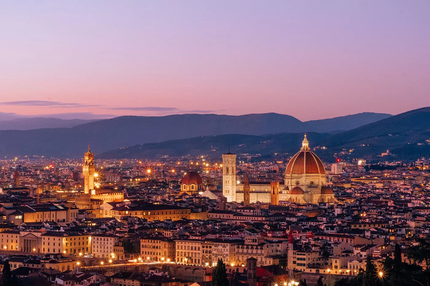 Best Things to do in Florence - Sunset from San Miniato al Monte