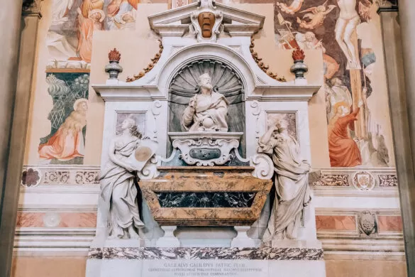 Best things to do in Florence - Basilica of Santa Croce in Florence - Tomb of Galileo Galilei