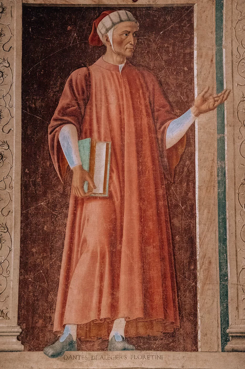 Best things to do in Florence - Galleria degli Uffizi - Dante Alighieri painting