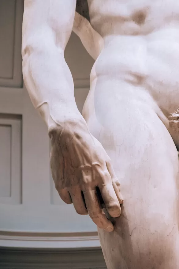 Best things to do in Florence - Galleria dell'Accademia - David's hand