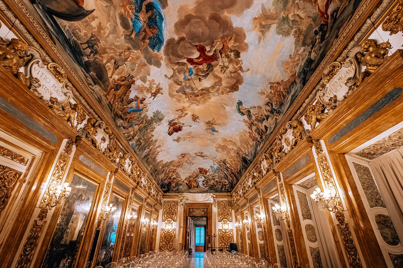 Best things to do in Florence - Palazzo Medici Riccardi - Hall with ceiling frescoes