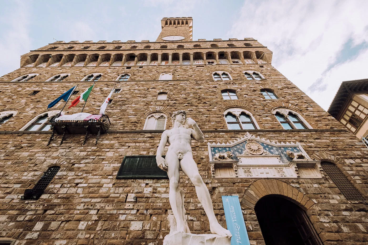 Best things to do in Florence - Palazzo Vecchio and Statue of David