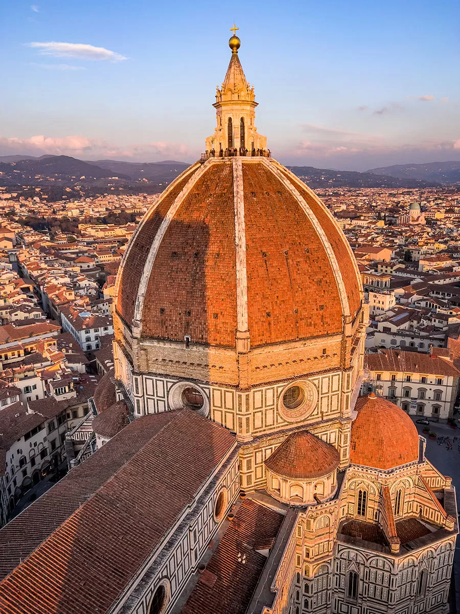 Florence tips - Dome of Santa Maria del Fiore Cathedral at sunset