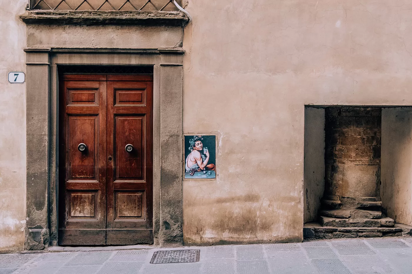 Florence tips - Street art - Caravaggio