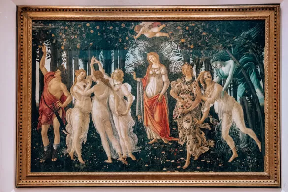 Florence tips - Uffizi Gallery - Primavera by Botticelli