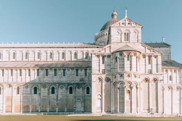 Things to do in Pisa Italy - Piazza dei Miracoli - Pisa Cathedral side view