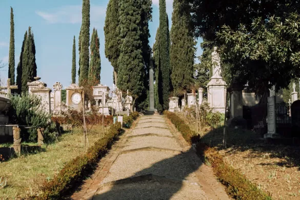 Unique Things to Do in Florence - English Cemetery Pathway