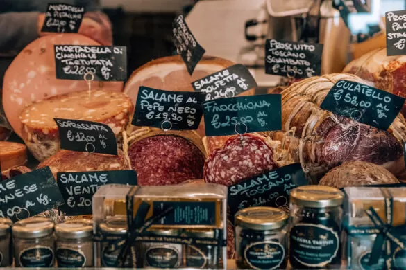 Where to Stay in Florence - Sant'Ambrogio Market - Salame and cured meats