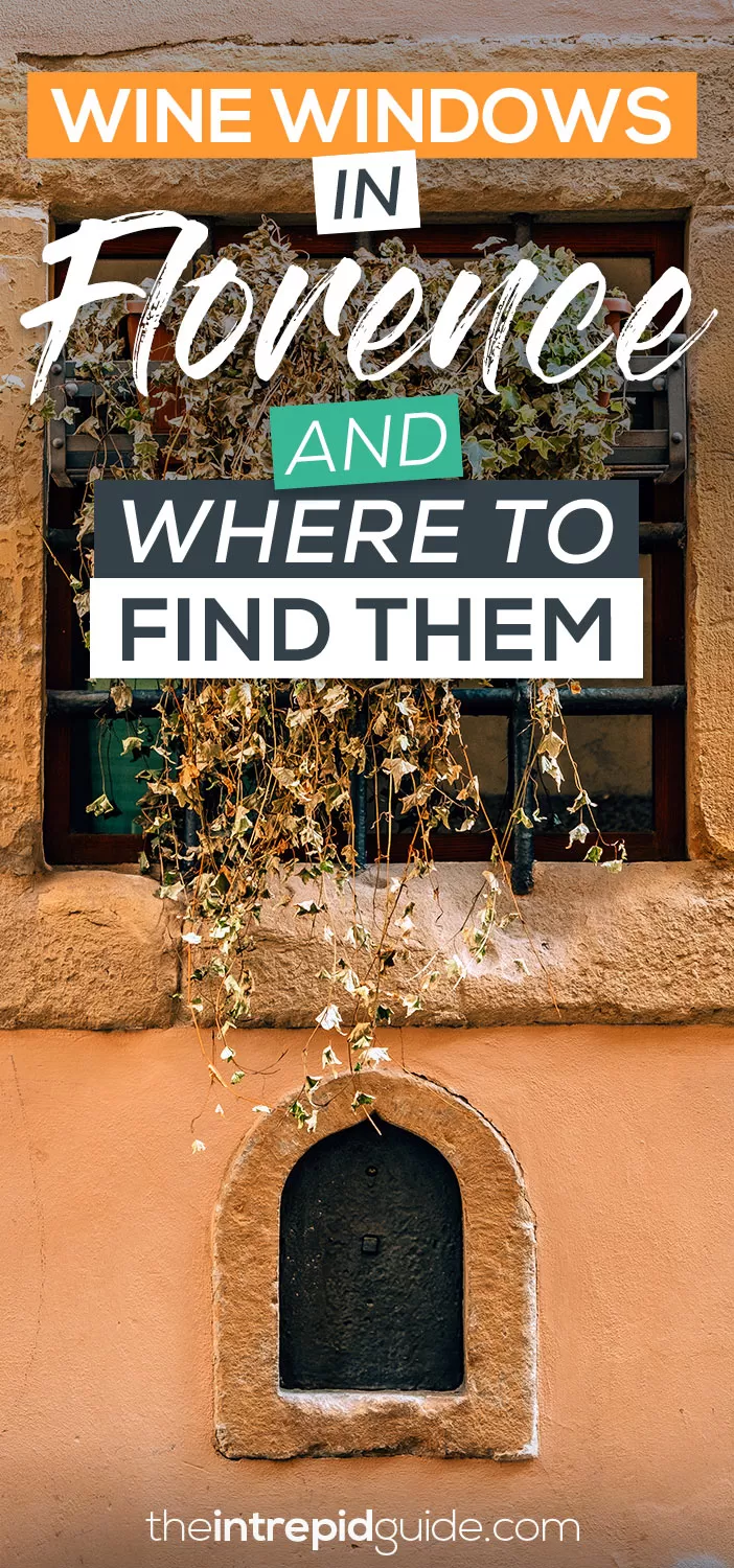 Wine windows in Florence and Where to find them (Map Included)