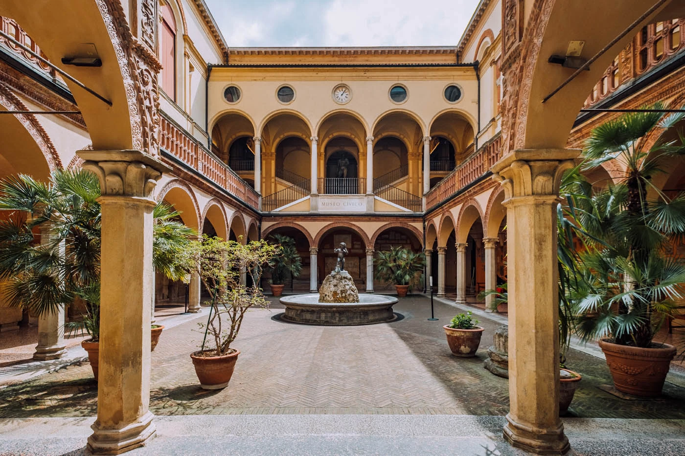 Things to Do in Bologna - Archaeological Museum of Bologna courtyard