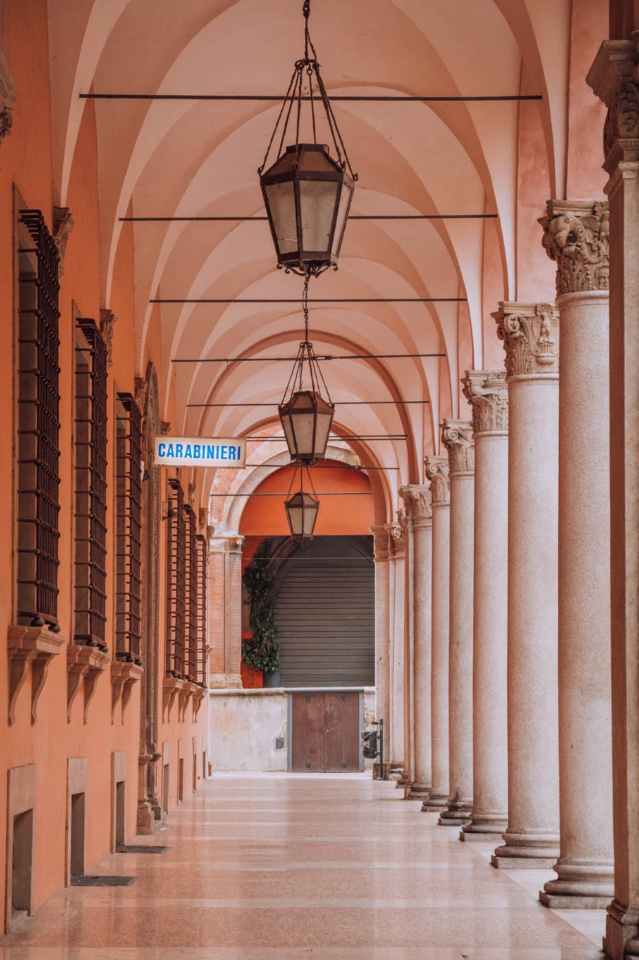 Things to Do in Bologna - Portico in front of Carabinieri office