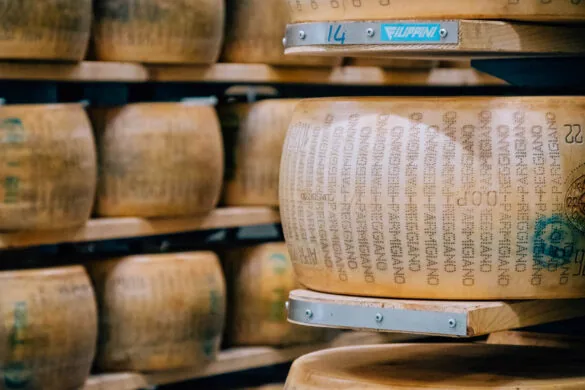 What to Eat in Bologna - Parmigiano Reggiano aging room