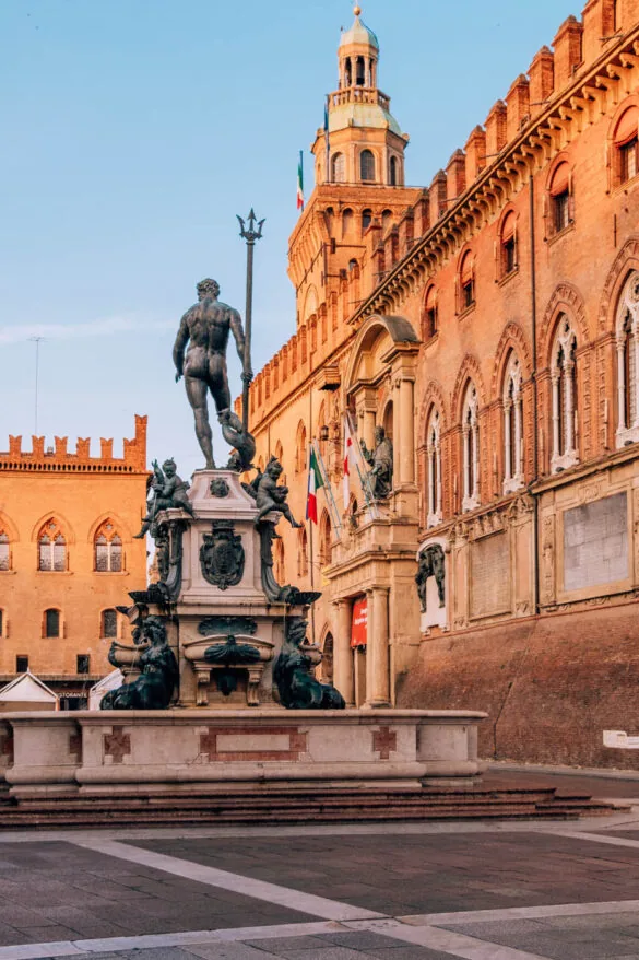 Where to Stay in Bologna - Neptune's Fountain in Piazza Maggiore