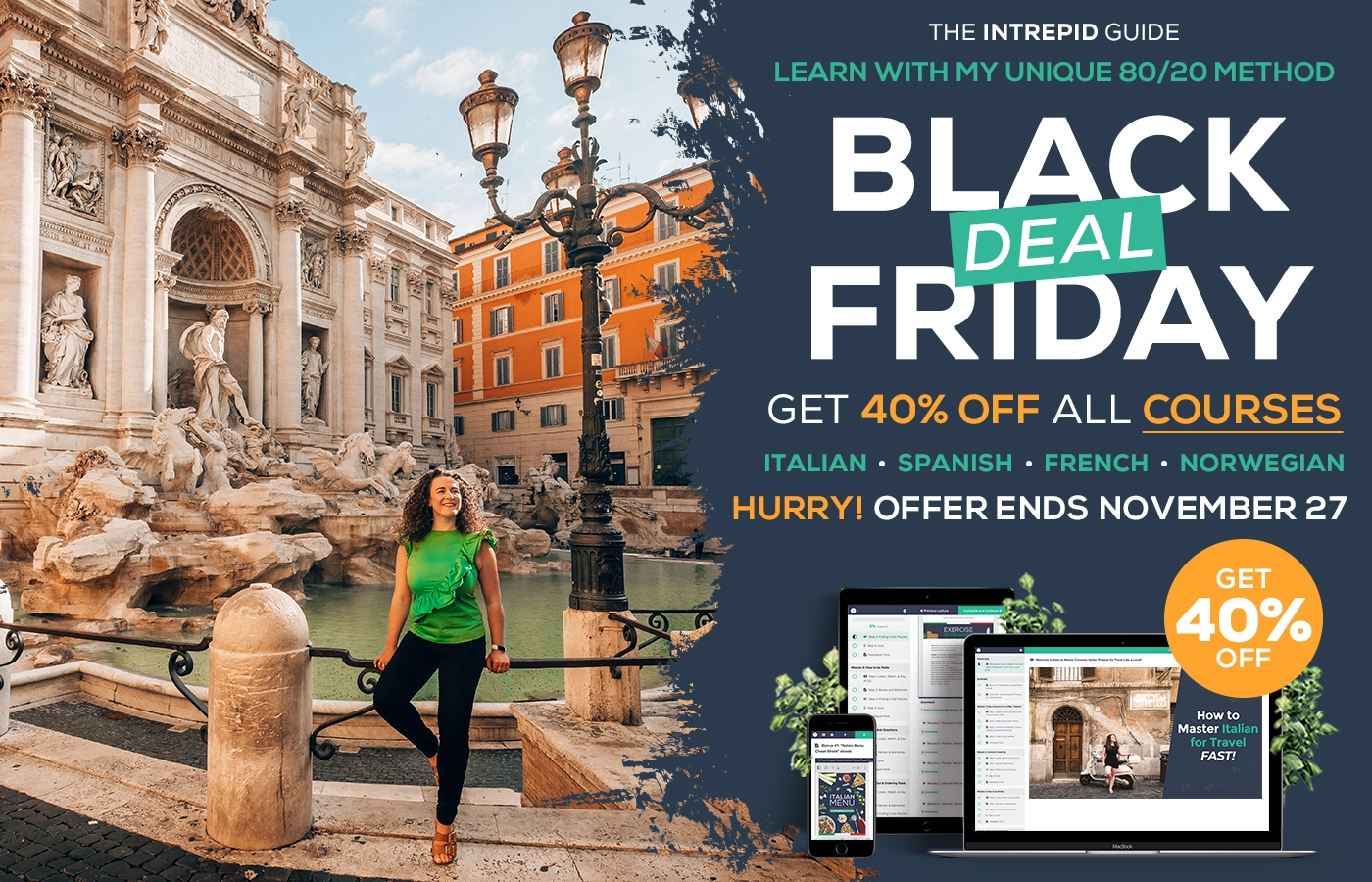 Top Black Friday and Cyber Monday Deals for Language Learners 2023 - 40% Off courses