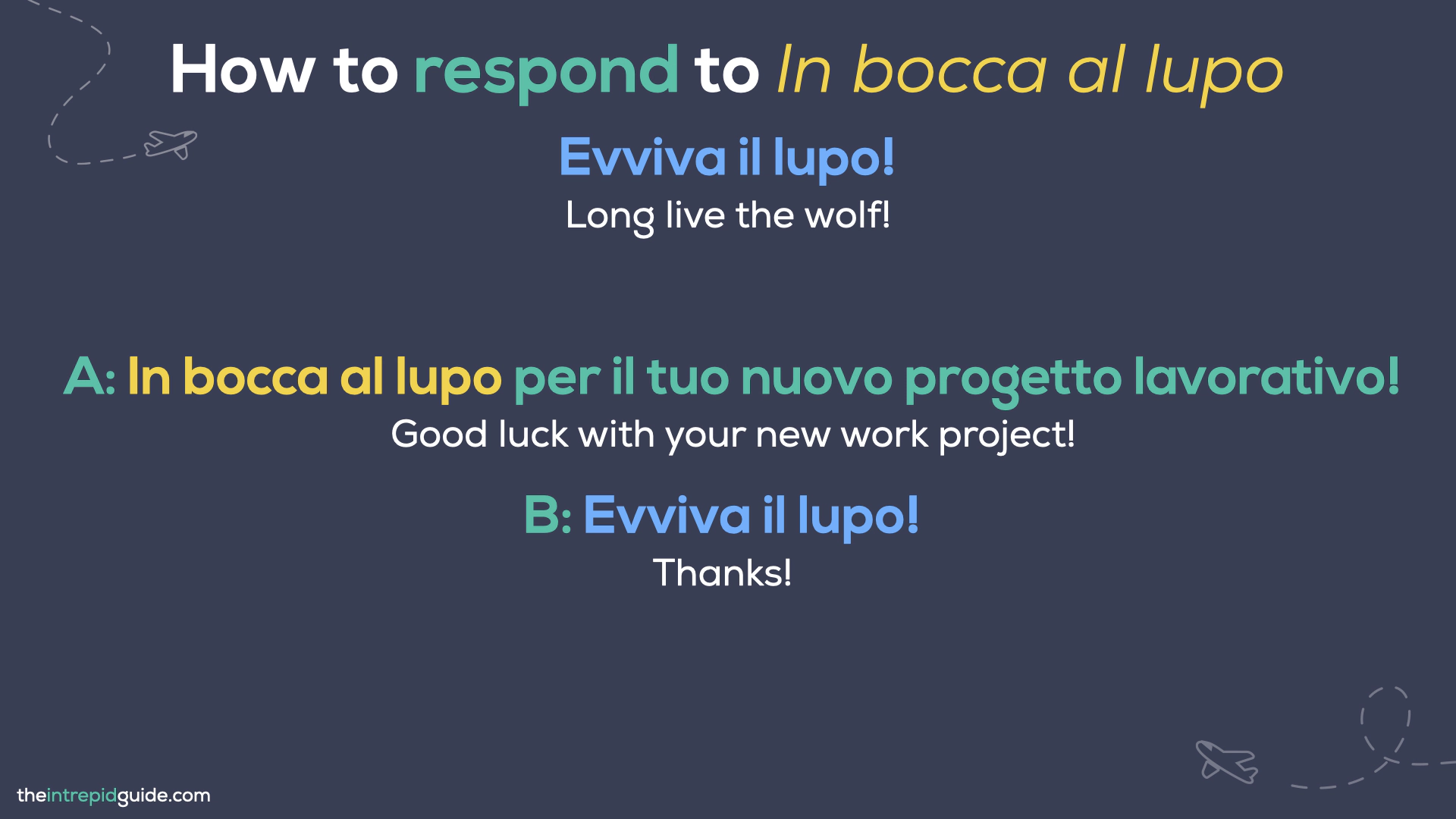 In Bocca Al Lupo In Latino IN BOCCA AL LUPO: What it Means and How to Reply (“Crepi” or “Grazie