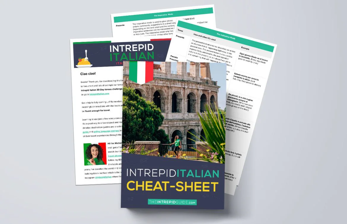 Intrepid Italian Cheat-Sheet